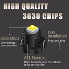 3pcs White Led For Polaris Atv Utv Snowmobile Indicator Bulb Hobbs 4010416