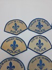 Canadian Police Patches Lot Of 10 Vintage Obsolete Shoulder Patches 