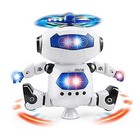 Musical Walking Dancing Robot Toy For Kids  Flashing Lights  360   Body Spinning 