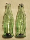 Vintage Glass Coca Cola Salt N Pepper Shakers   Ball Mason Jar Shaker