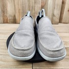 Mens Crocs Walu Size 10 Canvas Casual Slip On Boat Loafers Shoes