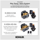 Kohler K-ts22028-4-2mb - Shower Only Showers