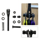 2pcs Limit Strap Clevis Adjustable Heavy Duty Weld On Mounting Kit Aluminum