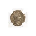 Rare Roman Silver Denarius - Hadrian  ad 117-138  - Ngc Certified - Fine