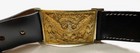Civil War Us Union Officer M1851 Leather Sword Saber Belt   Buckle