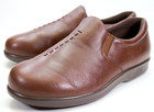 Sas Viva Teak Womens Size Us 10 5 Ww Slip On Loafers Brown Leather Comfort Shoes