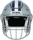 Cowboys Team-issued Silver Riddell Helmet From 2024 Season - Size M - Hh98516646