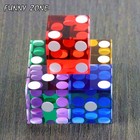 5pcs set Top Grade 19mm 16mm Casino Dice With Razor Edges Matching Serial Number