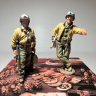 Dd282  fury tank Crews Set  3 By King   Country  retired 