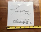 John Williams Signed Inscribed Notes Jaws Soundtrack Autograph Composer