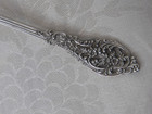 Reed   Barton Florentine Lace Sterling Silver Cream Soup Spoon 6 1 4  No Mono