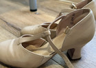 Laduca Teresa Beige Women   s Character Dance Shoes 2 5  Soft Sole 37