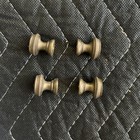 Antique French Set Of 4 Brass Drawer Knobs Solid Brass Cabinet Drawer Knob Pulls
