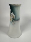 Antique Three Crown China Germany Hand Painted Hat Pin Holder Roses