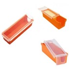 2 Pack Silicone Butter Keeper Dish Container Slicer Cutter Softens Storage
