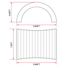 Inflatable Photo Booth Wall Background Frame With Led For Party