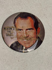 3pc Lot Richard Nixon Spiro Agnew Presidential Buttons Pins Flicker Rare