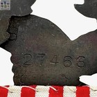  b27463 U s  Spanish American War Veterans Medal Numbered Badge 1898-1902