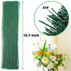 300 Pcs 22 Gauge Floral Flower Stem Wire 16 Inches Florals Stem Wire Flower Arra