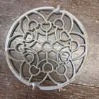 Vintage Round Floor Wall Grate Center Piece 6 5 Inches