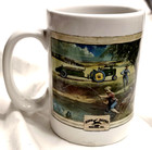Vtg John Deere Tractor Mug Porcelain Farming Ceramic Houston Harvest Item 31058