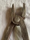 Antique Old Vintage Large Blacksmith Foundry Smelters Crucible Tongs 21 5 