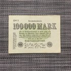 Germany  1923 100000 Mark Serial Oh 3 German Banknote Currency Paper Money Note