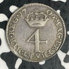 1706 Great Britain Queen Anne 4 Pence Groat Lot jm0437 Silver 