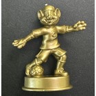 Golden Chuck E Cheese Soccer Player 2010 Rare