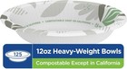 125 pk New Dixie Sxb12wspk Pathways Heavyweight Wisesize 12 Oz  Paper Bowls