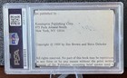 Jim Brown Signed Auto Autograph Card Sized Cut Psa dna Coa Cleveland Browns Hof