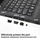 50 Pcs Usb Cover Cap  Silicone Anti Dust Plugs Charging Port Protector Stoppers
