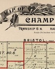 1899 Map Of Champion Trumbull County Ohio 16 X 20  20 X 24 Or 24 X 30