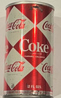 Rare Full Coca Coke Steel Can Multi-diamond Early Pull Tab 1960 s With Contents 