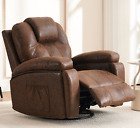 Swivel Rocker Recliner Chair Single Sofa Rocking Nursery Glider Living Room