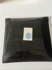 Vintage Teamster Secretary Treasurer John English Fraternal Glass Ashtray 3   x4   