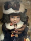 Vintage Brass Key Victorian Bows 18  Porcelain Doll Ice Skating Princess Bk