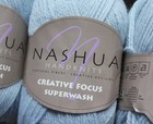 Nashua Creative Focus Superwash Wool Yarn 10 Skeins New 02 Light Blue