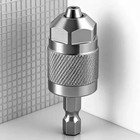 2pc 1 4in Hex Shank Keyless Drill Chuck Adapters 0 3-3 6mm 0 3-6 5mm