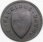 1786 1 2p Narrow Shield M 23-r New Jersey Colonial Copper Coin