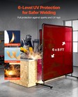 Vevor 2pcs Welding Curtain 6 X 8ft Welding Screen Curtain Flame-resistant Vinyl