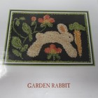 Little House Needleworks Garden Rabbit Punch Needle Embroidery Pattern