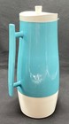 Vintage 1-quart Thermos - Aladdin s Beverage Butler - Blue And White Plastic