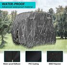 Black Golf Cart Cover For Yamaha Ezgo Club Car  400d 4 Passenger Enclosure Cover