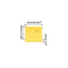 20pcs Port Blocker Pp Locking Usb Port dust Pc Blocker Yellow