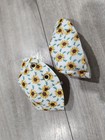 Quad Roller Skate Toe Cap Guard Protectors 1 Pair  Daisy Print
