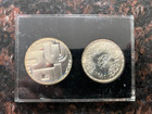 1969 Struck For Peace 11th Anniversary Silver Coin Israel-egypt
