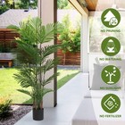 5 9ft 2pcs Large Artificial Plants Fake Palm Tree Tropical Palm Leaves Faux Pal 