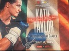 Amanda Serrano Vs Katie Taylor Souvenir Rally Towel Msg 7 11 2025 Puerto Rico