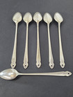 Vtg Oneida Prestige Plate Iced Tea Spoons Silver Plate Set Of 6